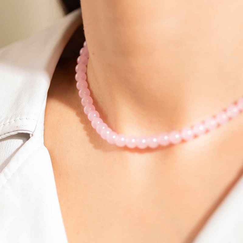 Den lille Candy Coral Blossom halskæde fra House of Vincent 2